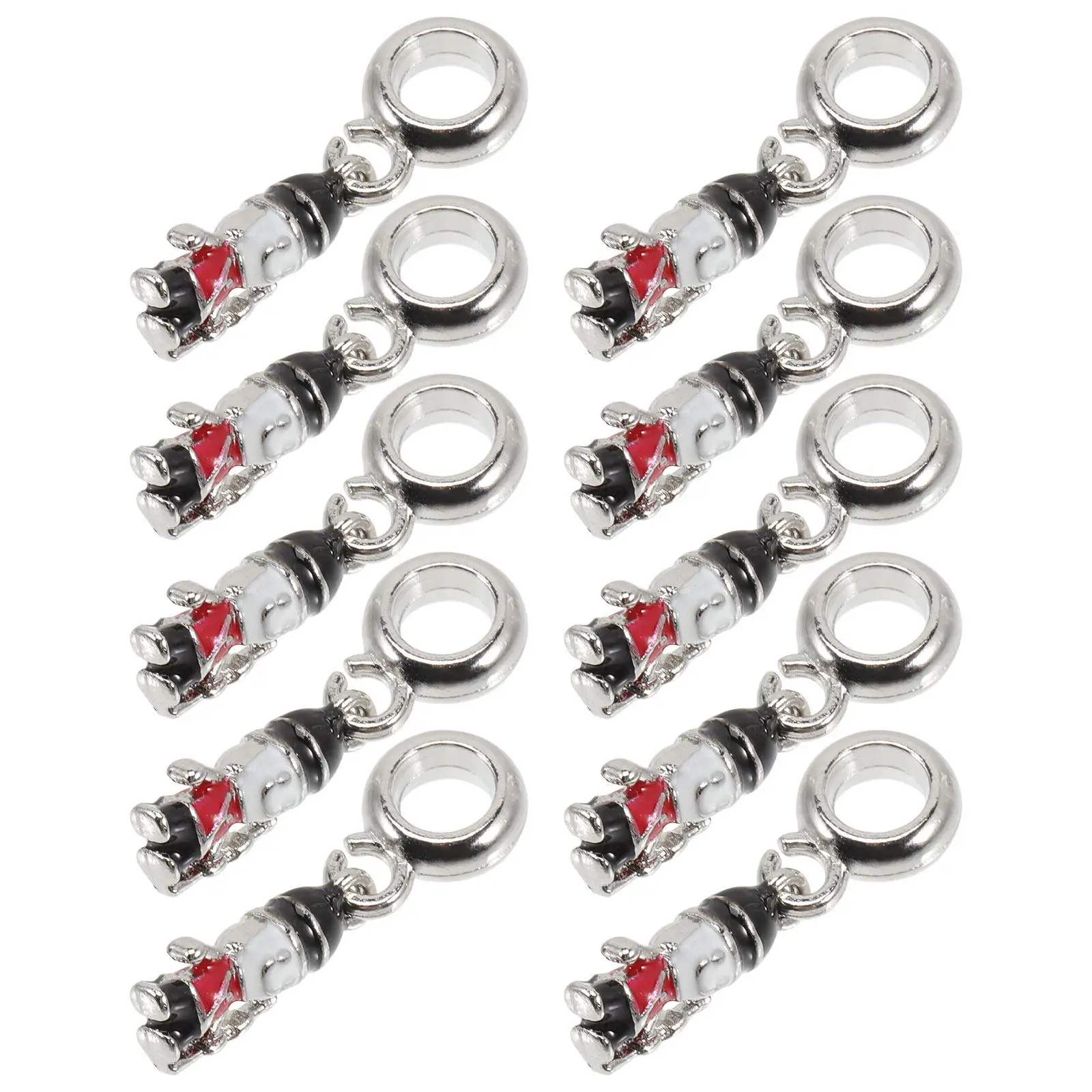 

10Pcs Vintage Jewelry Charms Nutcracker Pendants for DIY Necklace Bracelet Earring Craft Making Christmas Decorative Metal