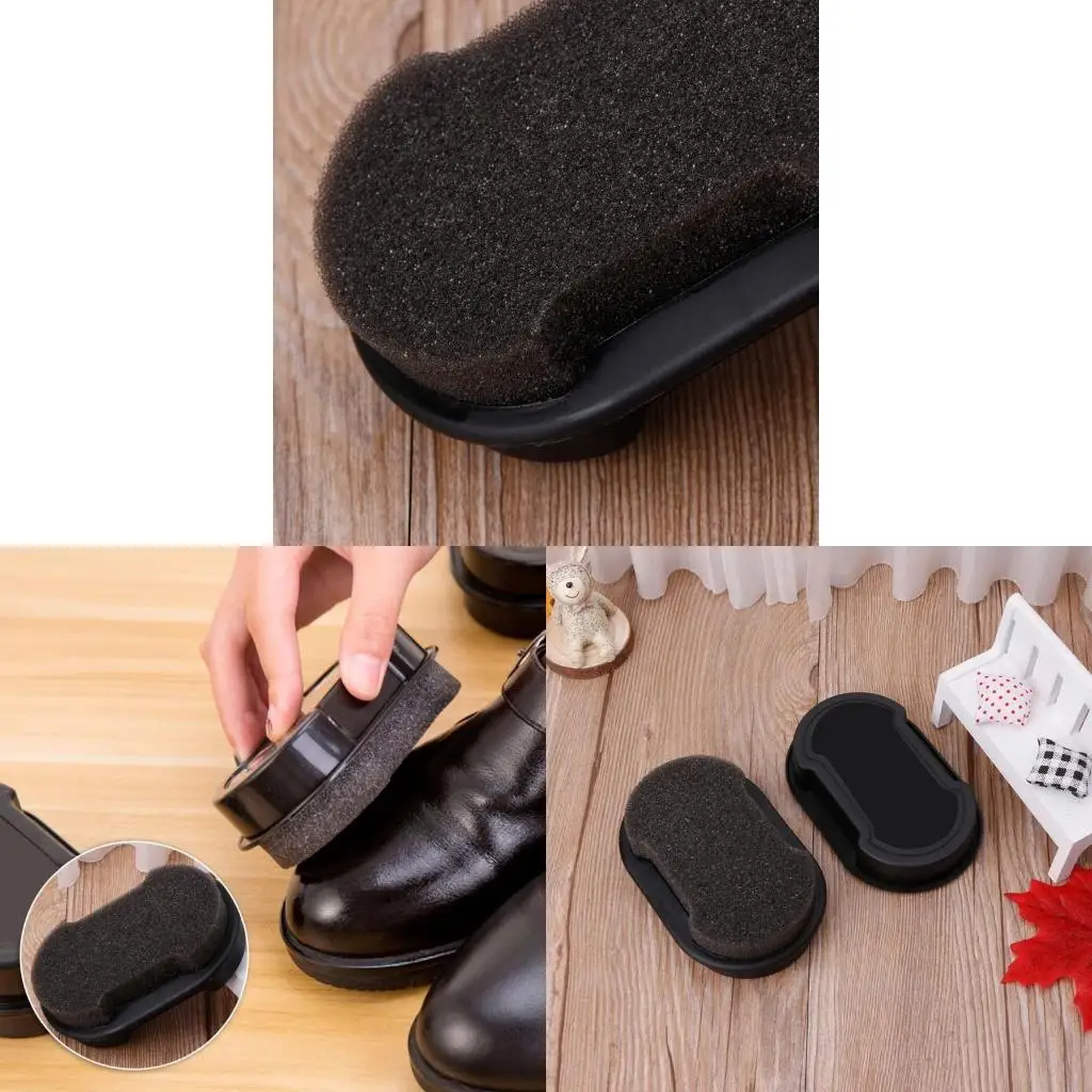 Quick Polish Shoes Cleaning Brush Liquid Cleaning Wax Leather Polishing Sponge Dropship