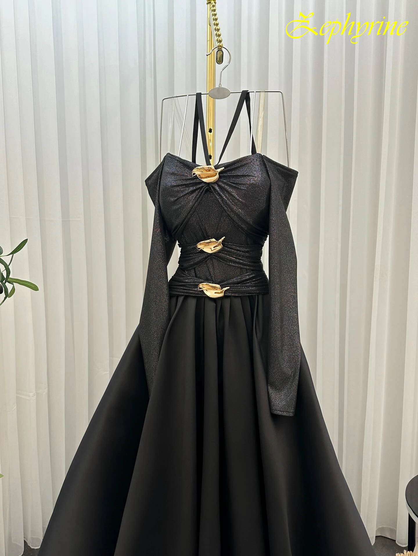 Maßgeschneidertes A-Linien-Boot-Ausschnitt, elegantes formelles Abendkleid und Temperament, hochwertige Promi-Kleider, zartes Partykleid