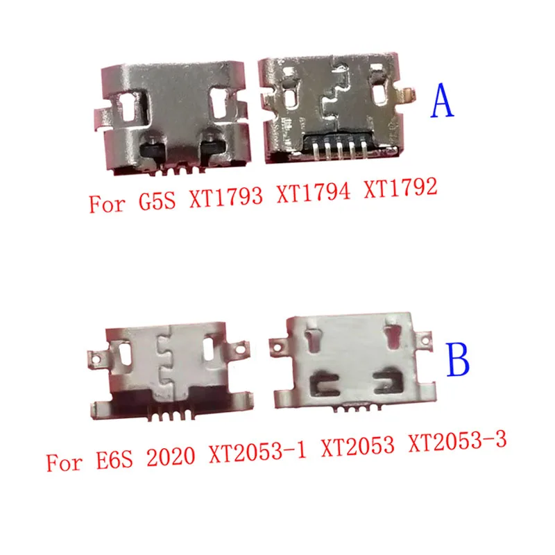 

100Pcs Jack Usb Charger Charging Dock Port Connector Contact Plug For Motorola Moto E6S 2020 XT2053 G5S XT1793 XT1794 XT1792