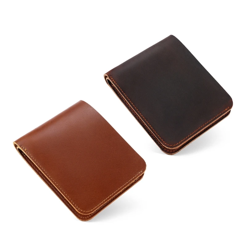 

Vintage Men Ultra-slim Short Wallet Fashion PU Purse Male Multi-slot Business Clutch Money Bag Bank Credit Card Organizer Pocket