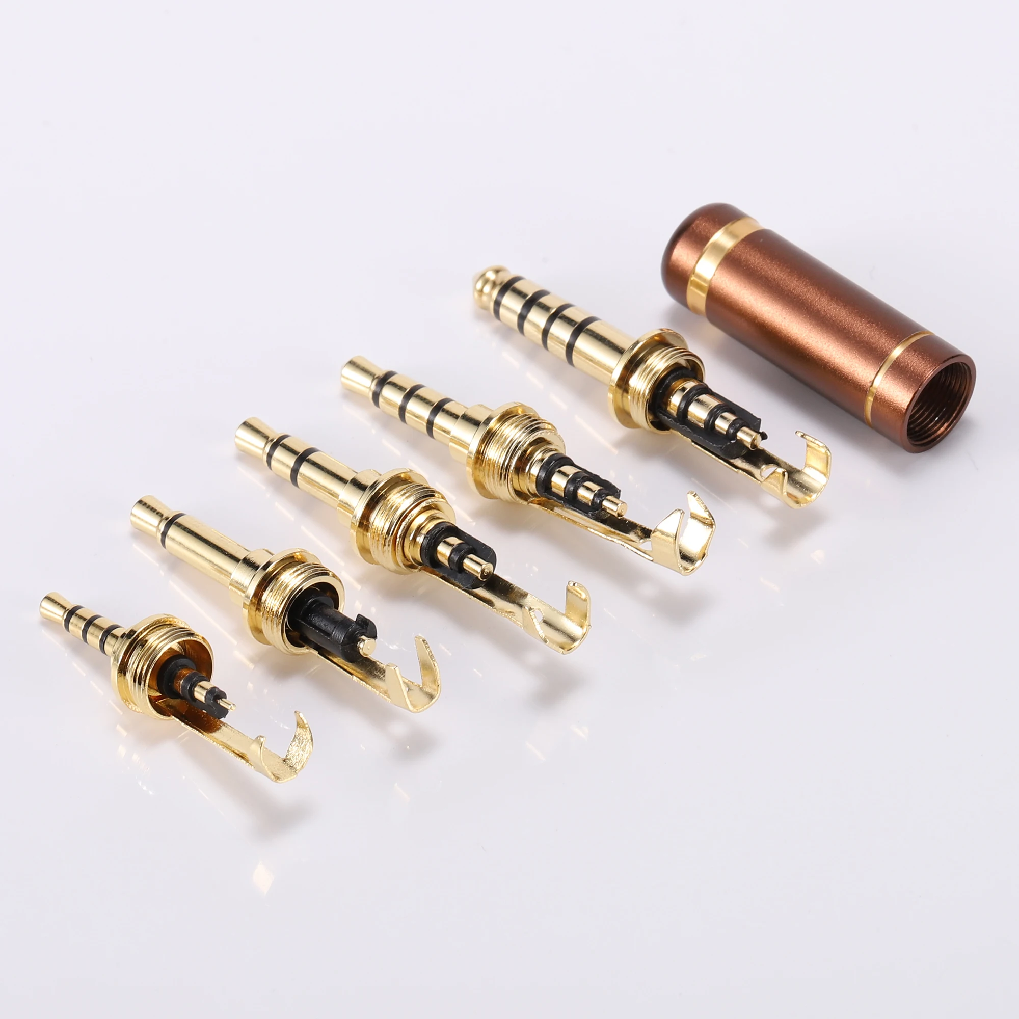 Headphone upgrade accessories 3.5 stereo 4.4 balanced 2.5 four-level plug + slider + splitter + pin mmcx 0.78 qdc IE800
