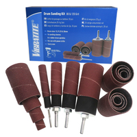 Drum Sanding Kit 20 Pcs Rubber Spindle Sanding Drum Sander Tool Kit Set for Drill Press for Home Improvement Hobbies Carpentry