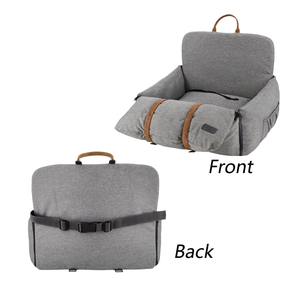 الجملة الكلب الداعم مقعد السيارة مقاومة للماء الكلب مقعد السيارة السرير المحمولة دلو على شكل الداعم مقعد السيارة للحيوانات الأليفة المضادة للانزلاق