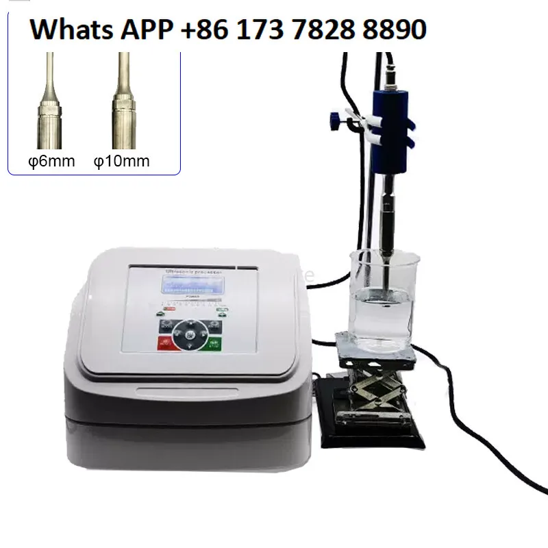 

Lab Digital Handheld Ultrasonic Homogenizer Sonicator Cell Disruptor Mixer 800W