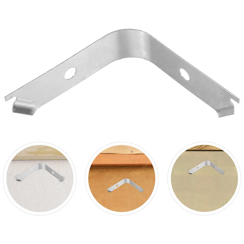 

100Pcs Invisible Picture Frame Backing Clips Metal Spring Clips Sturdy Framing Tools Picture Hanging Supplies Framing Tool