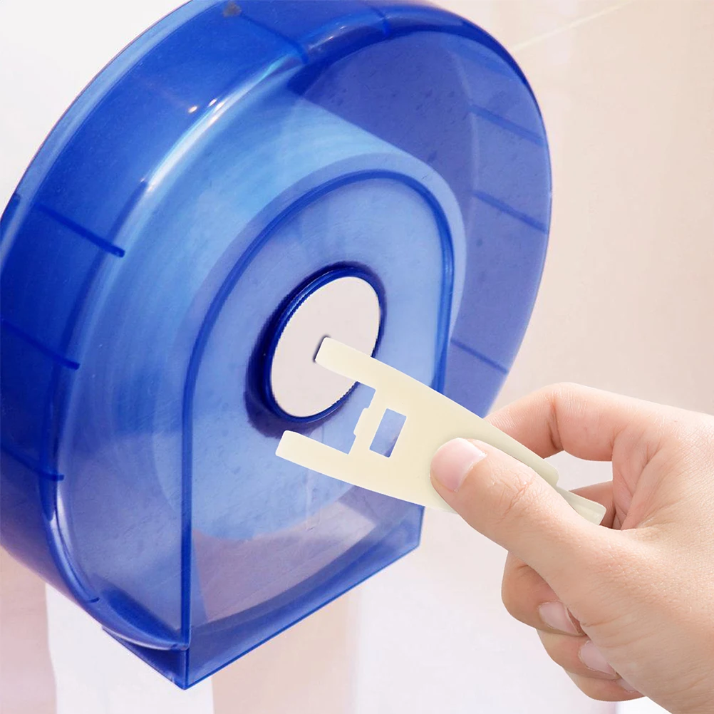 

2pcs Tissue Box Key Paper Towel Dispenser Stainless Steel Plastic Soap Holder Easy Replacement Protective Lock Simple