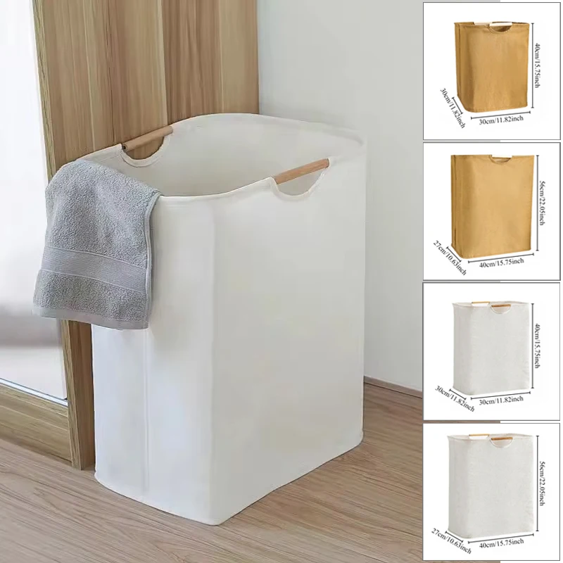 

Large Capacity Laundry Storage Dirty Clothes Storage Basket with Handle Hamper Collapsible Laundry Basket Bathroom Accessories