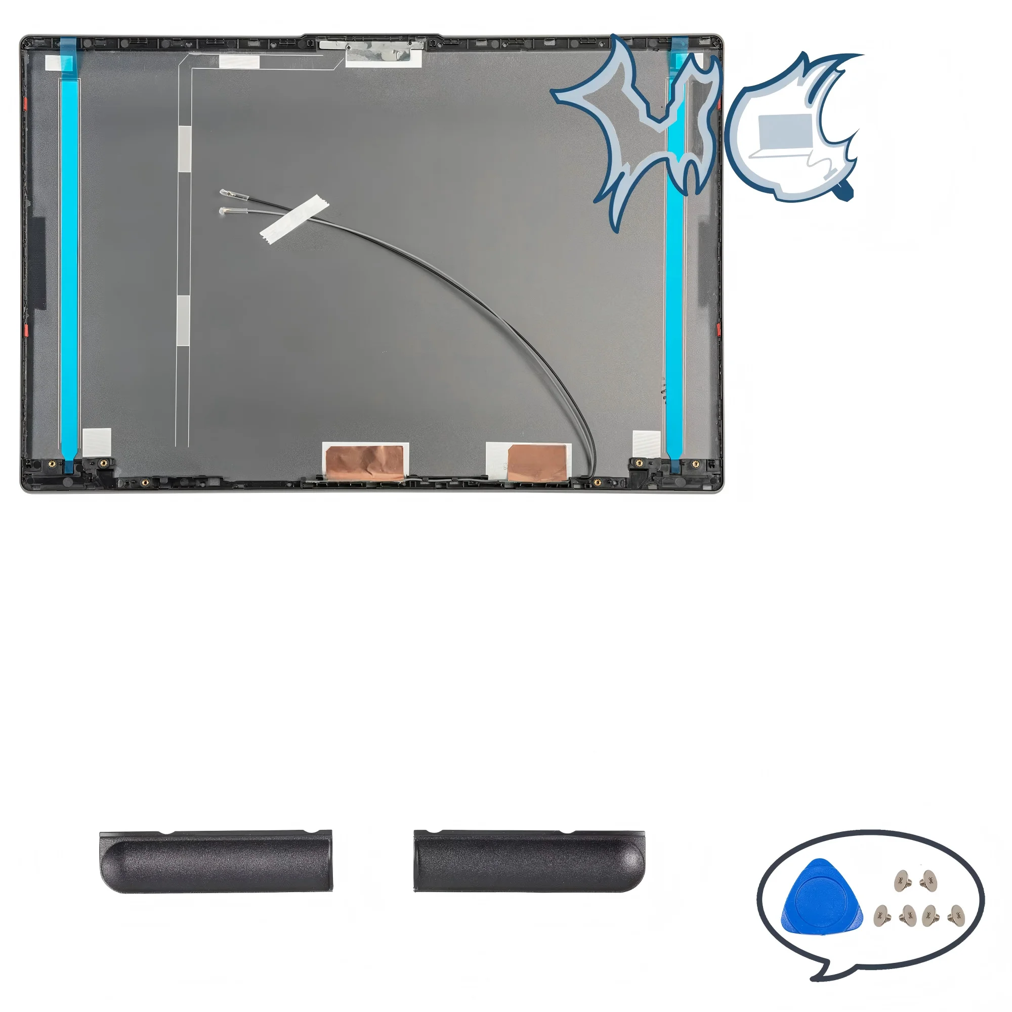 Nieuwe Case Voor Ideapad 5 15IIL05 15ITL05 15ARE05 15ALC05 LCD Back Cover Screen Deksel Voorkant Scharnieren Palmsteun Bodem Shell