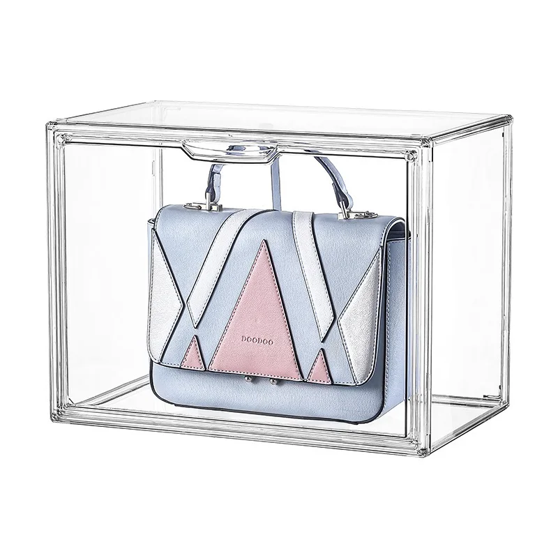 Luxury Transparent Display Box Storage Bags  Dustproof Storage Box  Organizing Box  Storage of Books  Moisture-proof Shelf