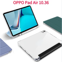 Soft TPU Smart Case for OPPO Pad 11 Air 10.36 2022 OPD2102A OPPO Pad 2 11.6 inch Case with Pencii Holder Protective Cover Casing