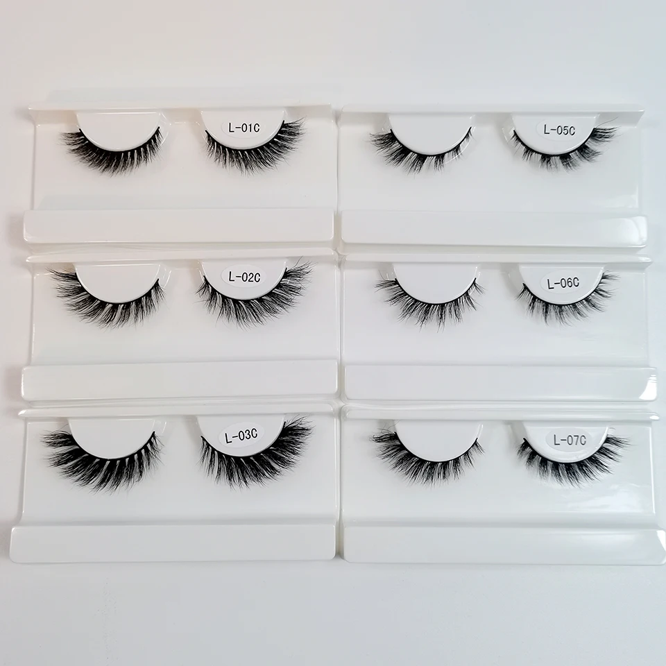 Cateye Wimpers Bulk End Eye Langwerpige make-up Nepwimpers Natuurlijke gevleugelde Fox Eye Wimpers Nertsen