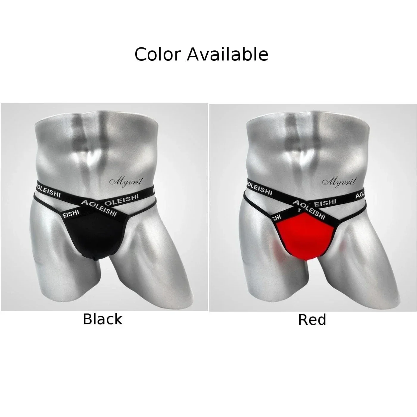 New Men\'s Jock Strap Breathable Underwear Backless Jockstrap Briefs Thong Underpants Gay Quick Dry Pure Silk Men\'s Thongs