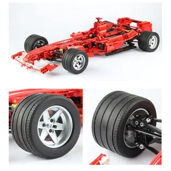 3335 Technical Formular Car  Building Blocks Racing Model Cars Vehicle Super Racers Bricks Toys For Boy 8674 Christmas Gifts