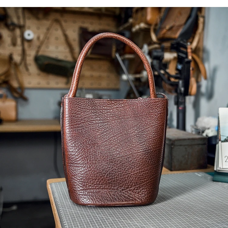 

weekend party luxury soft first layer cowhide women's handbag simple vintage genuine leather small shoulder crossbody bag