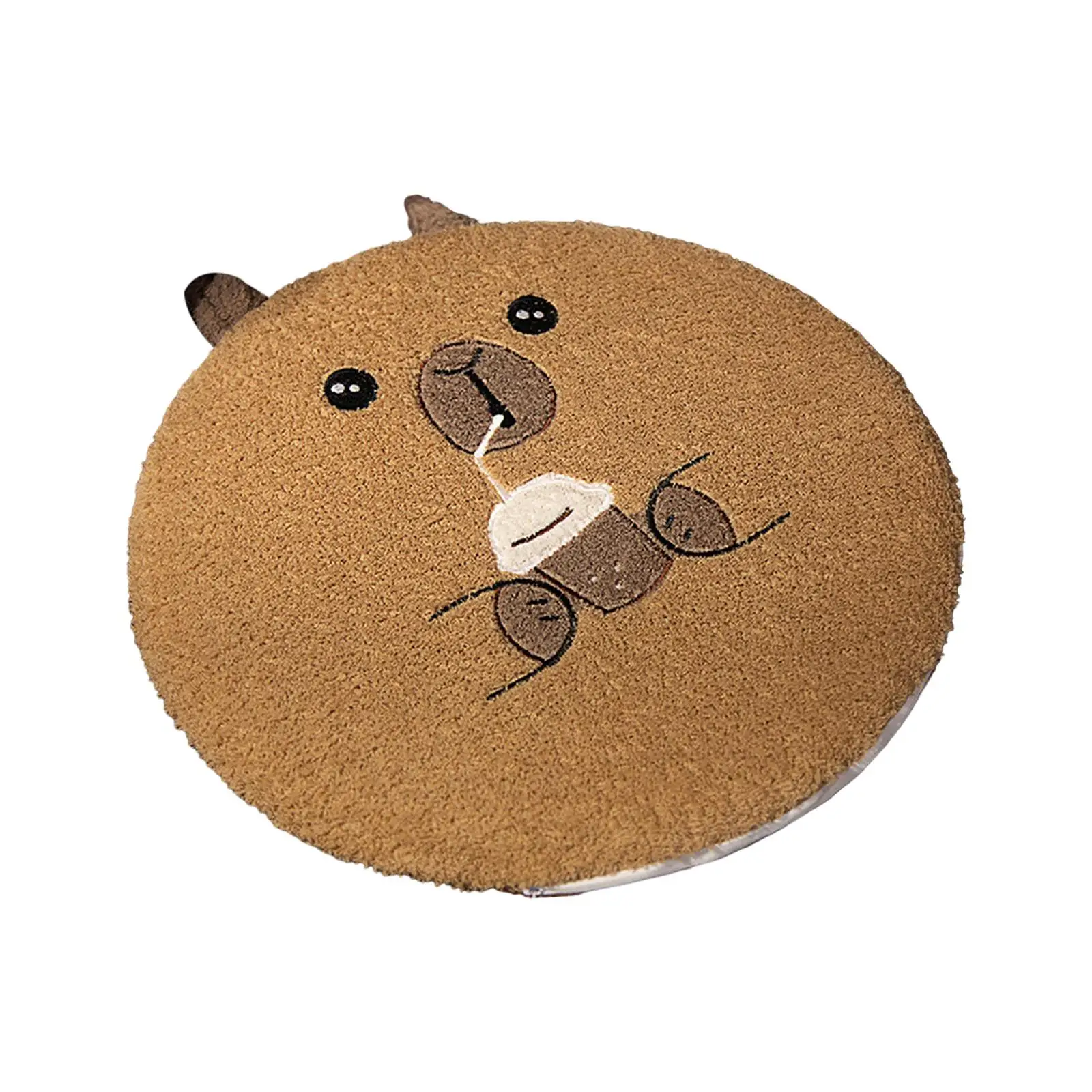 Capybara Chair Cushion Sofa Chair Decor Cute Car Seats Stuffed Capybara Animal Seat Pad for Restaurant Bedroom Living Room