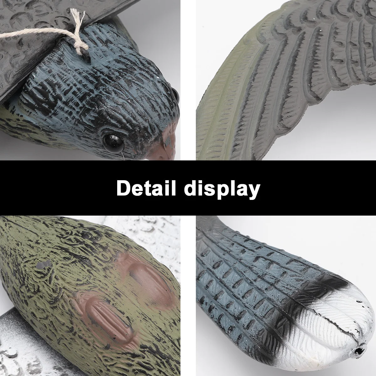 محاكاة الطيور النحت البلاستيك شرسة الطيور لحديقة مزرعة ديكور الصيد الطعم تماثيل صغيرة على شكل حيوانات الحياة البرية الديكور