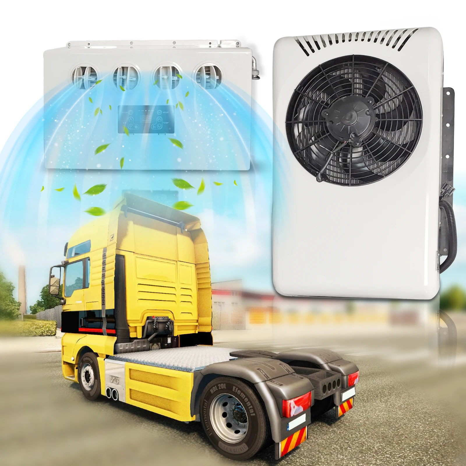 

Treeligo 10500BTU 12 В/24 В разделенный парковочный кондиционер, универсальный электрический кондиционер переменного тока для кемпера, фургона, грузовика, кабины RV, охлаждение низкой мощности