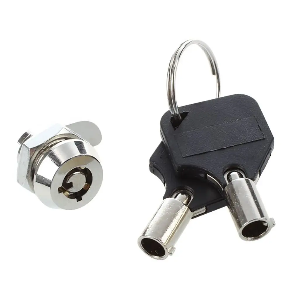 High Quality Tubular 16-30mm With 2 Keys W/2 Cam Lock Drawer Locker Home Hardware Mailbox Lock