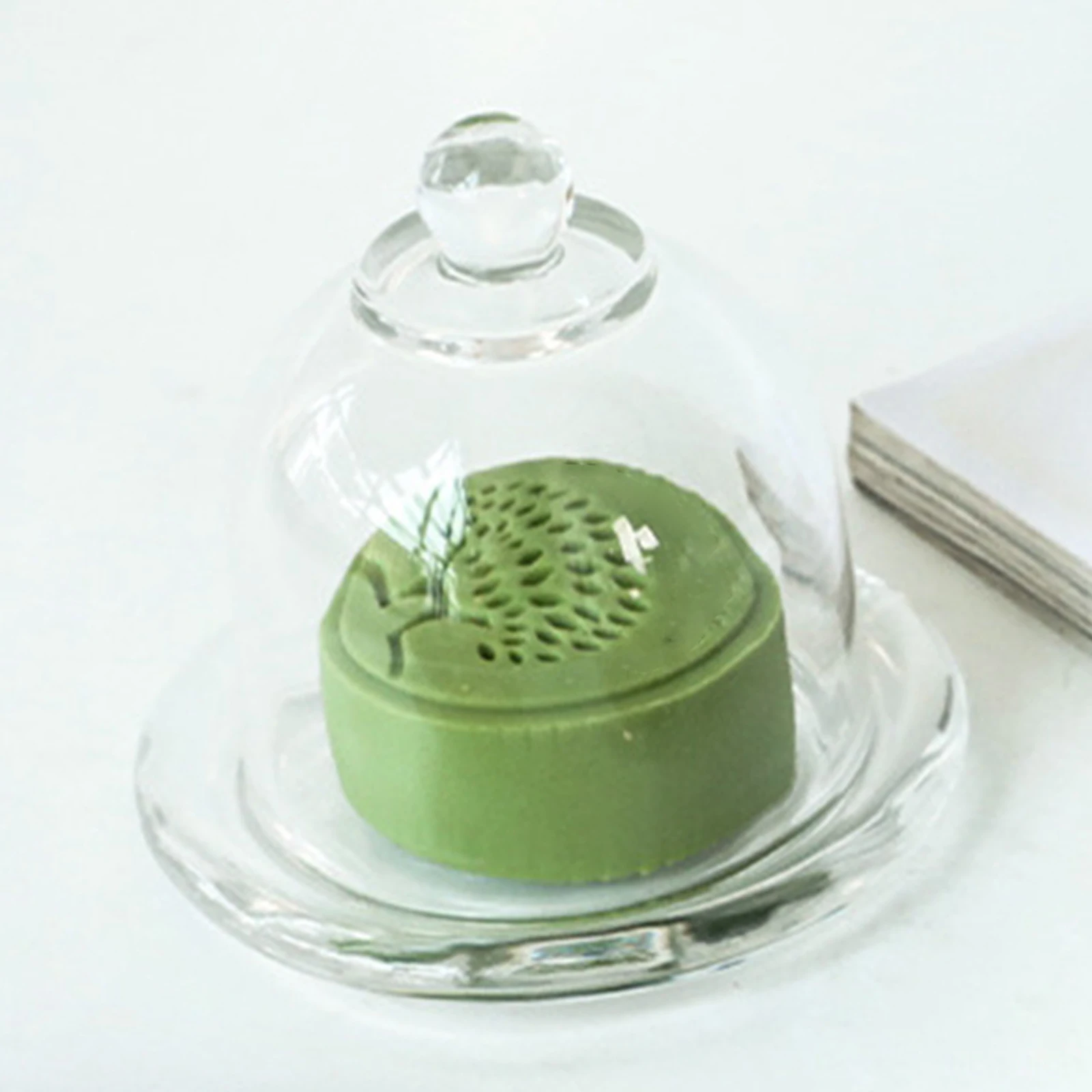 Cake Stand with Lid Cutting Board Protective Cake Serving Tray Fruit Plate for Window Display Household Hotels Kitchen