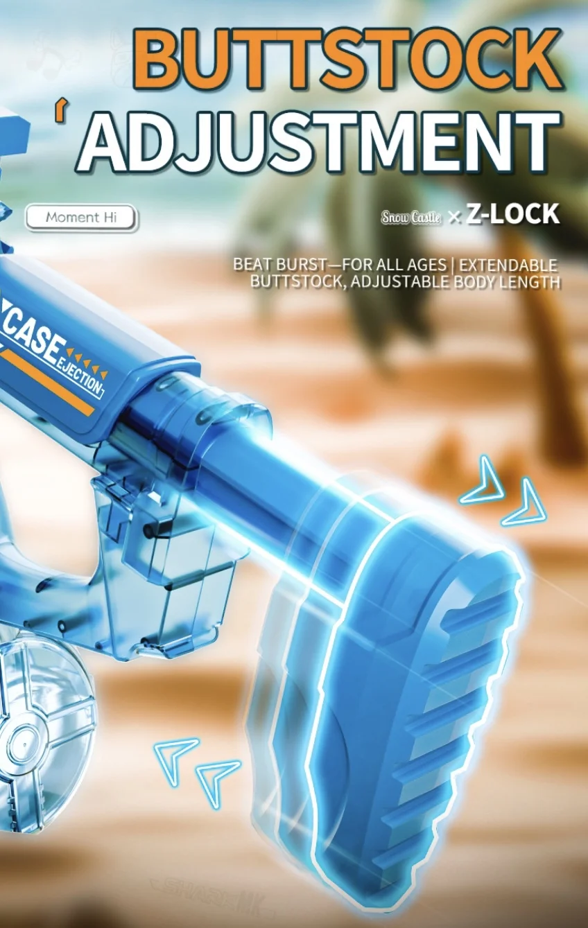 Electric Water Gun Fully Automatic With Flashing Cool Lights_voghion.com