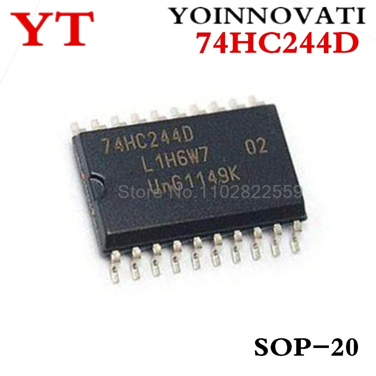 15-100PCS 74HC244D 74HC244  SOP20