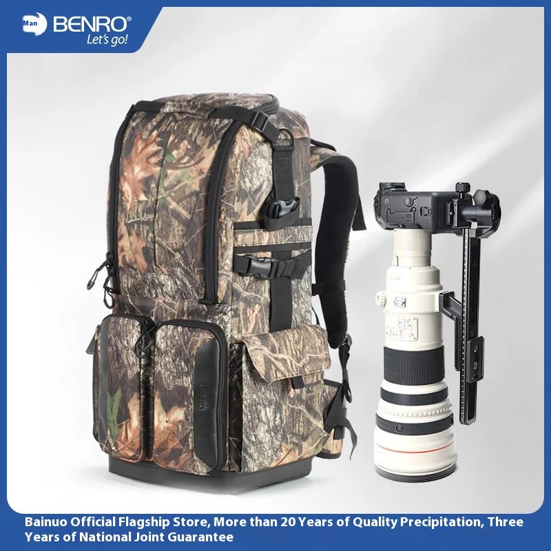 Benro Falcon 800 400 Double Shoulder Slr Professional Camera Bag Rain Cover