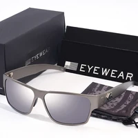 Gafas de sol polarizadas DELTA para hombre y mujer, gafas de sol cuadradas de aluminio y magnesio para conducir y pescar de diseñador de marca para hombre