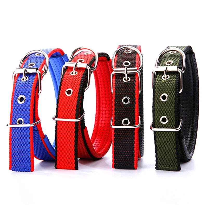 Nylon Dog Collar For Small Medium Large Dogs Teddy Keji Pitbull Bulldog Beagle