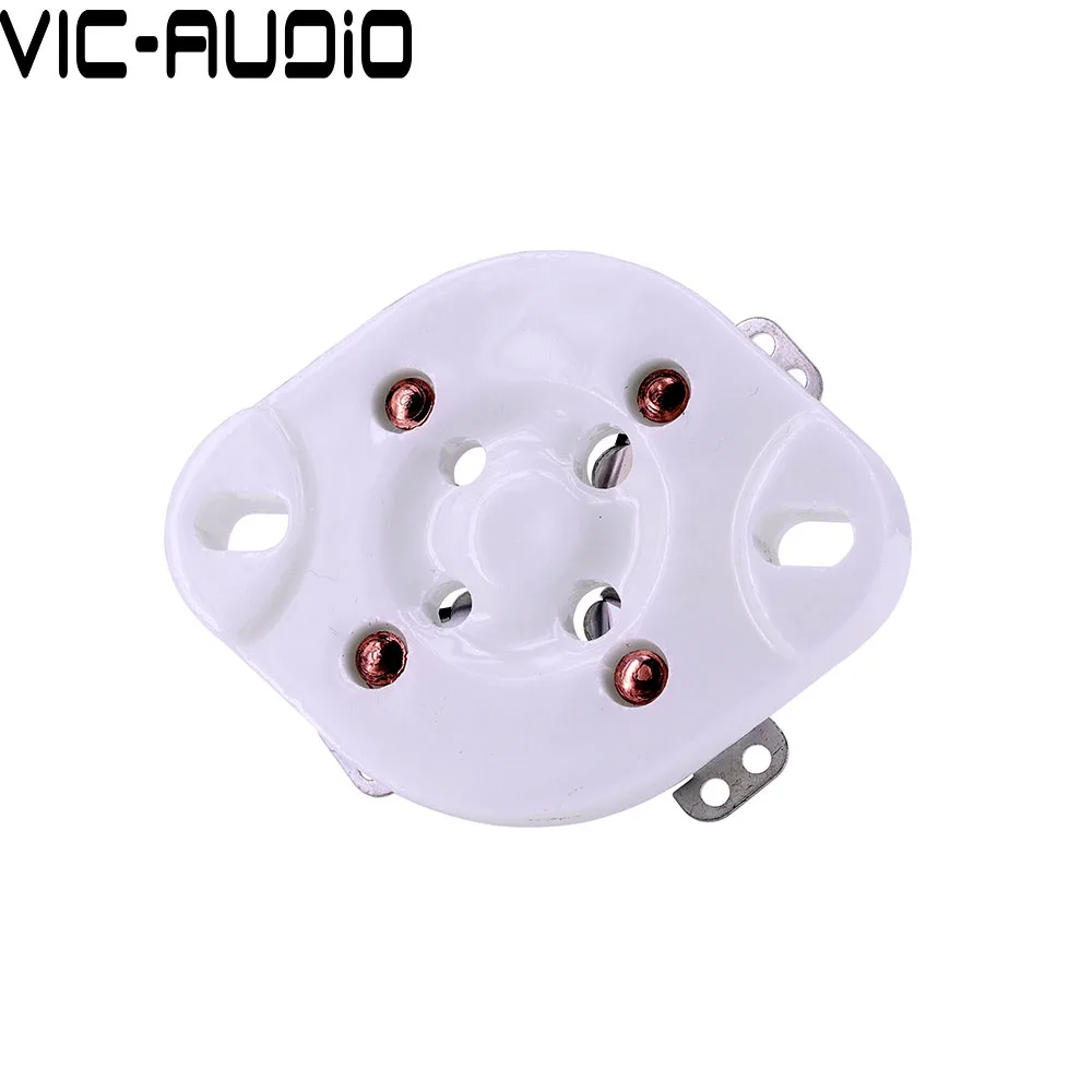 1 шт. 4-контактный U4A керамический ламповый разъем для 274A 5U4G 300B 2A3 811 572B 45 71A аудио Hi-Fi винтажный усилитель DIY панель крепление на шасси