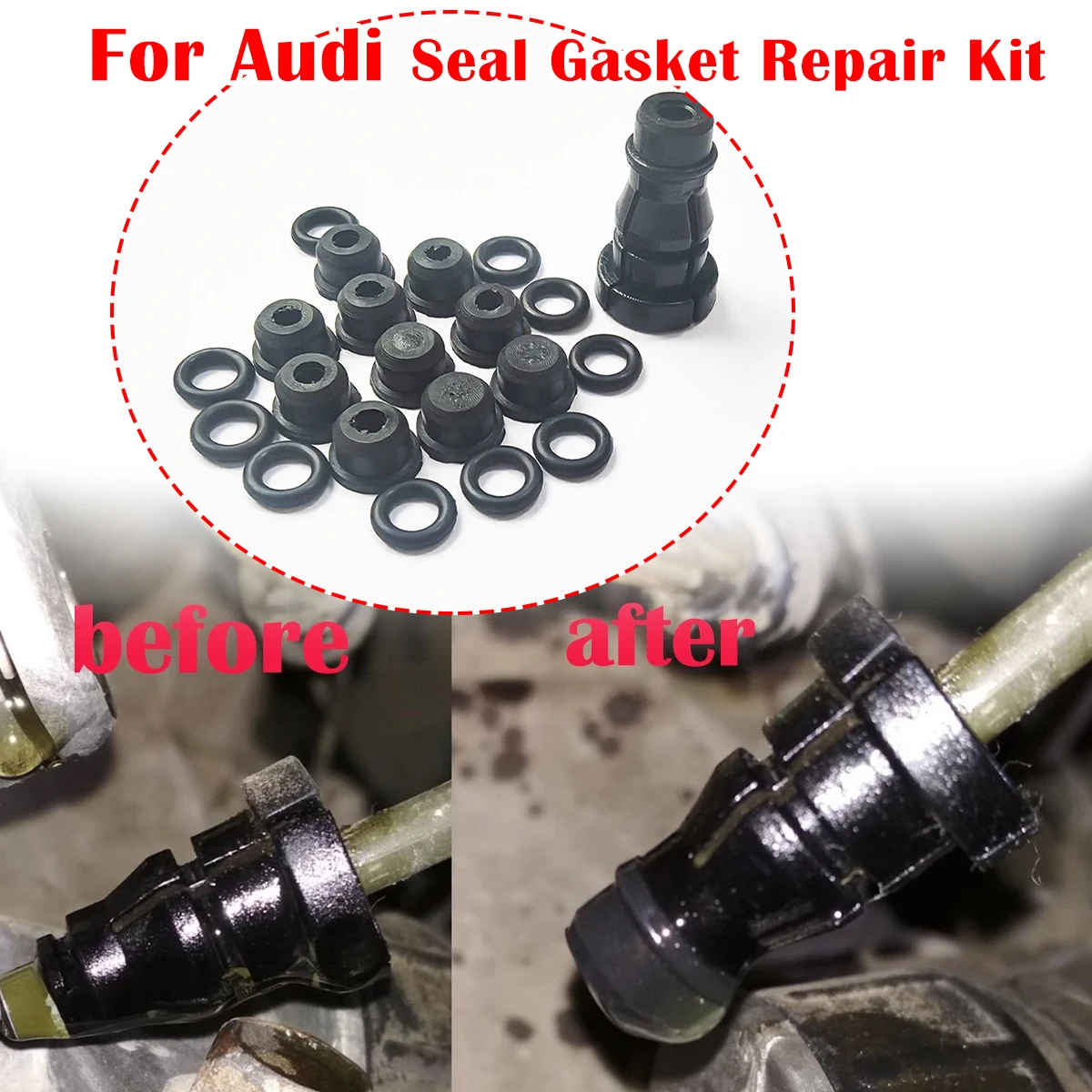 

Car Brake Clutch Slave Master Cylinder Pipe Connector Gasket Seal Clip Repair Kit For Audi A1 8X A3 8V A6 C7 4G Q2 Q3 8U TT FV