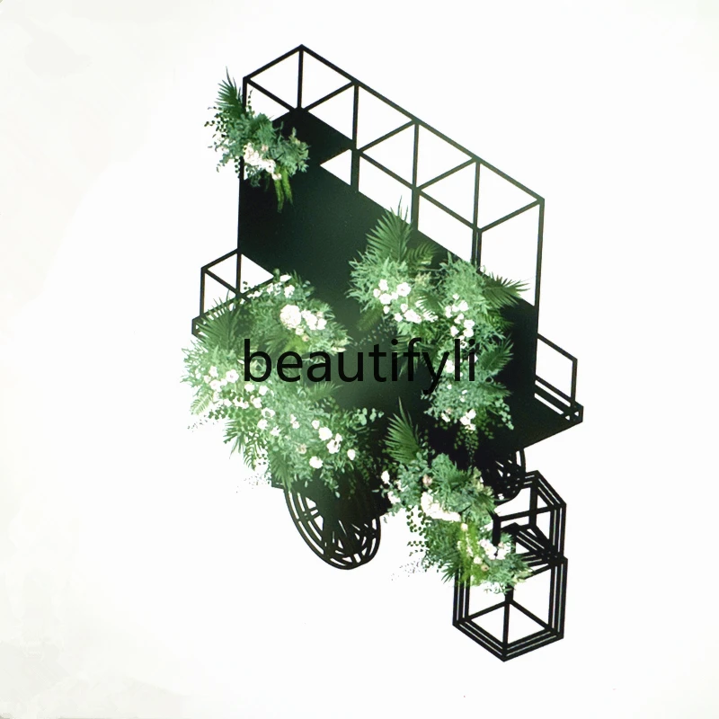 

Float promotion, flower display, flower stand, outdoor flower shop decoration, stall, stall car