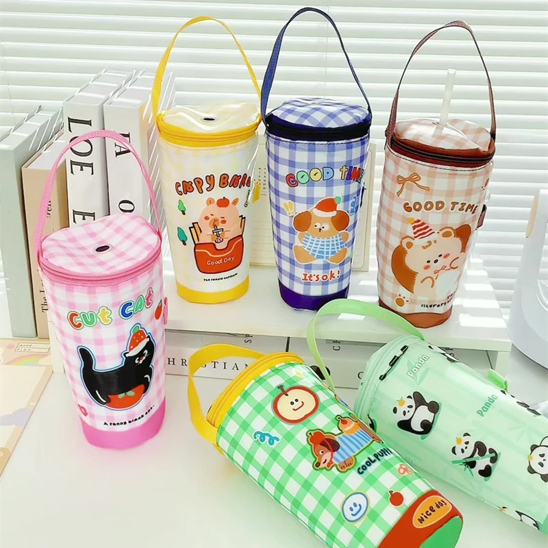 

Портативная сумка-тоут для чая с молоком, сумка для сохранения тепла, изолированная крышка для чашки, сумка-зонтик, сумка для кемпинга, аксессуары для напитков