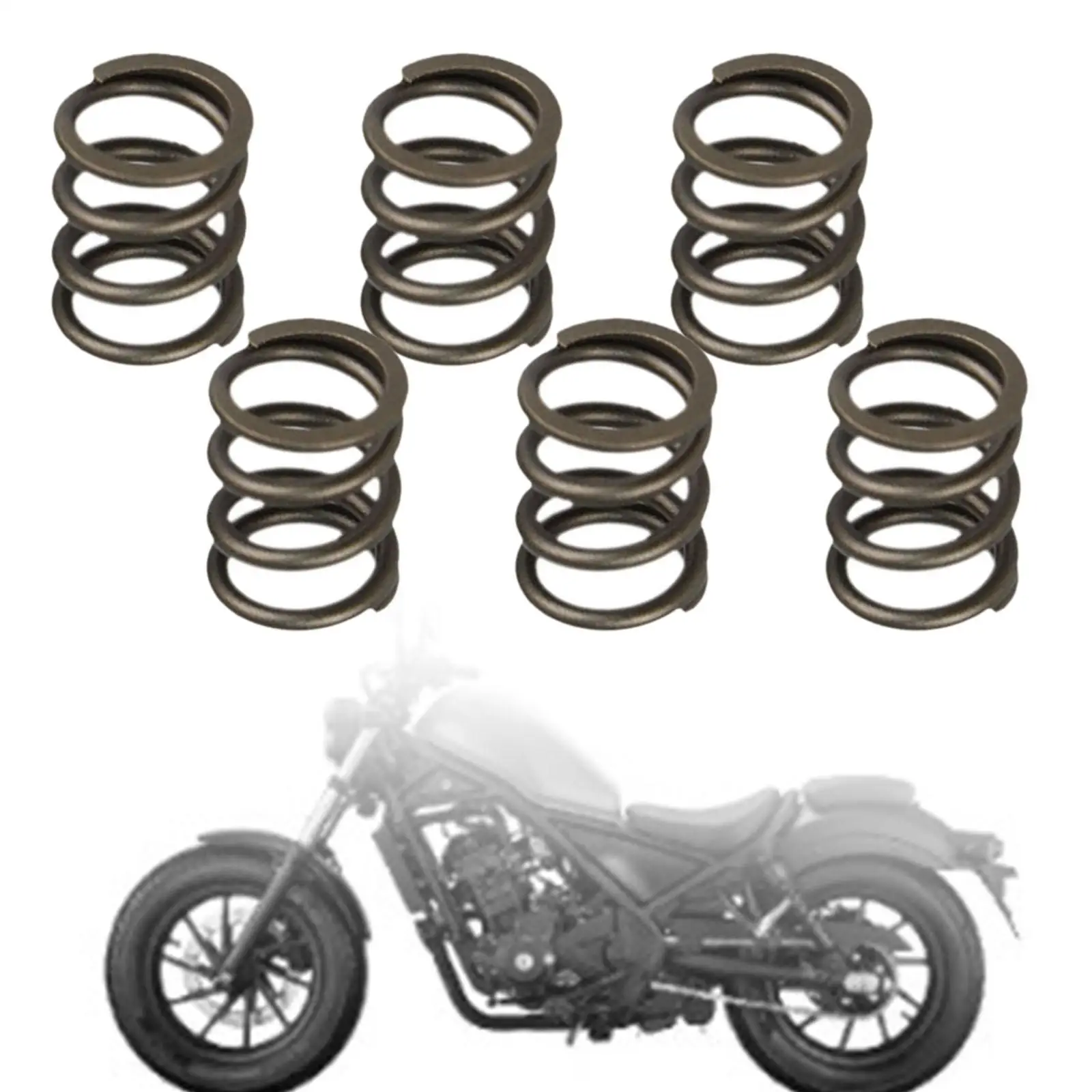 6x Motorcycle Clutch Spring Compatible Metal Simple Installation Direct Replace Motorcycle Accessories for Dax 125-ct125