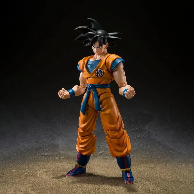 Bandai Original Genuine Figure Dragon Ball Super Model Kit SHF Son Goku Super Hero Collection Action Figure Model Toys Gifts