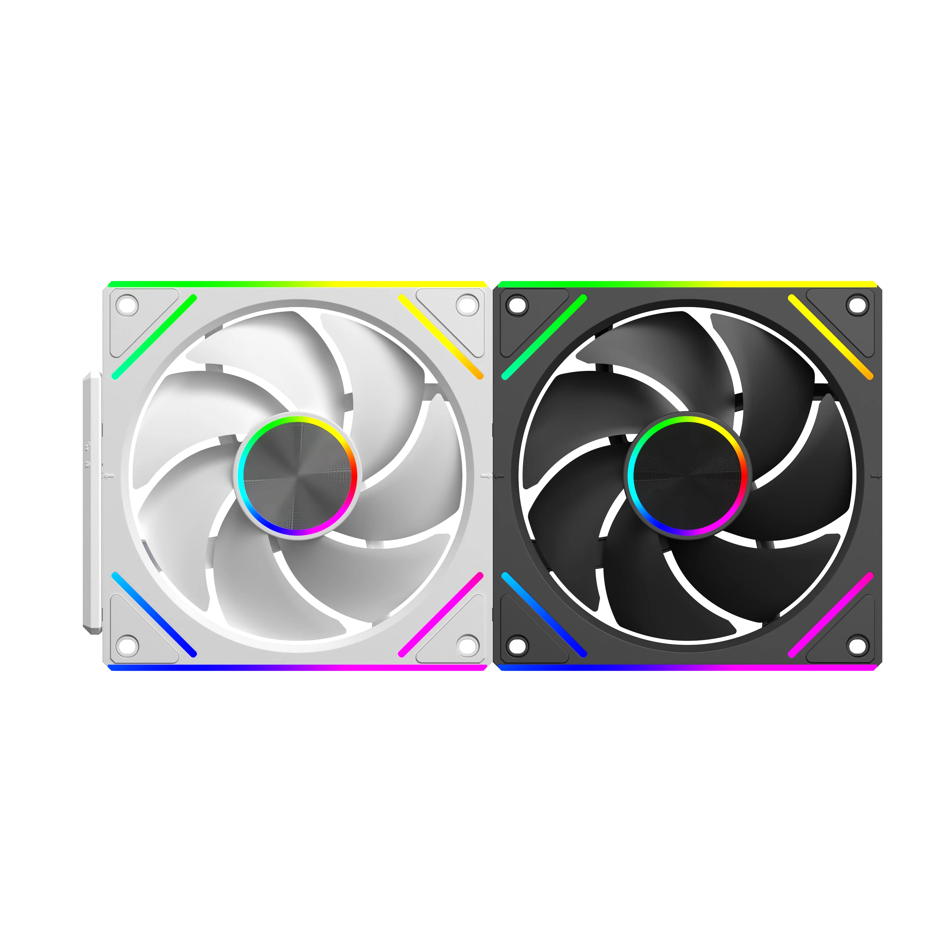 UPSIREN WF-3 120mm Caixa de emenda sem fio ventilador placa-mãe sincronização de luz 4PIN PWM Eixo central CD textura design 12CM