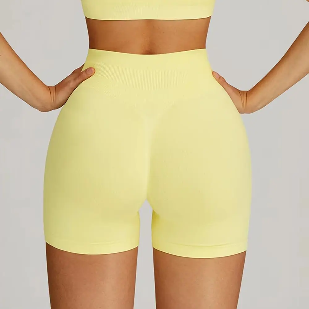 

Seamless Sports Shorts Push Up Workout Leggings Women Sports Tights Seamless Short Scrunch Leggings Yoga Pants Gym Wear Running