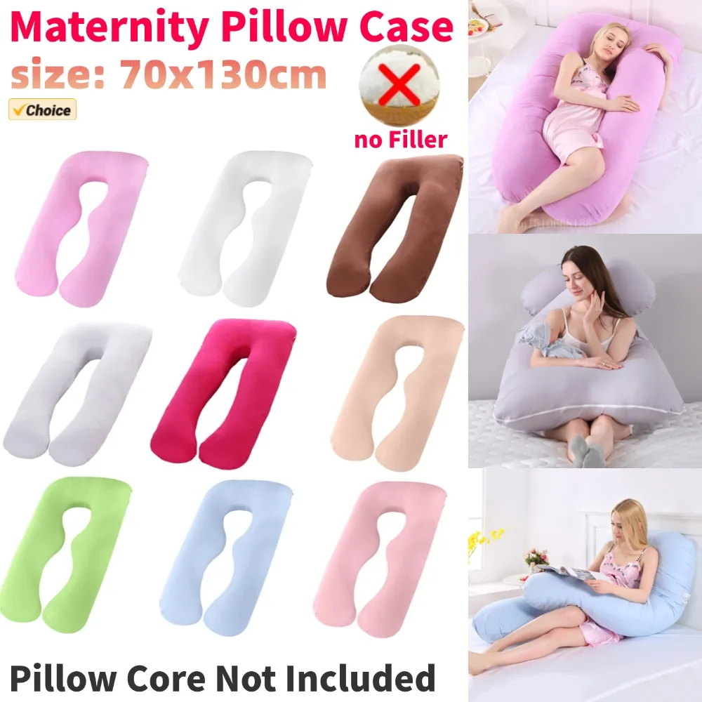 

Наволочка для беременных женщин U-образная боковая постельная белье для сна Чехлы для подушек для беременных (подушка в комплект не входит)