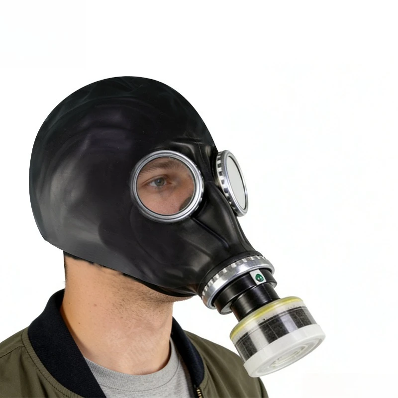 Chemical resin mask, industrial safety, full face gas mask, paint, workplace safety, carbon filter box, role-playing mask