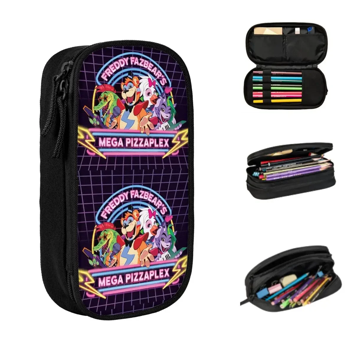 FNAF Security Breach Pencil Cases Big Capacity Pen Bags Pen Box Pencil Pouch For Boys Girls Students Stationery School Office