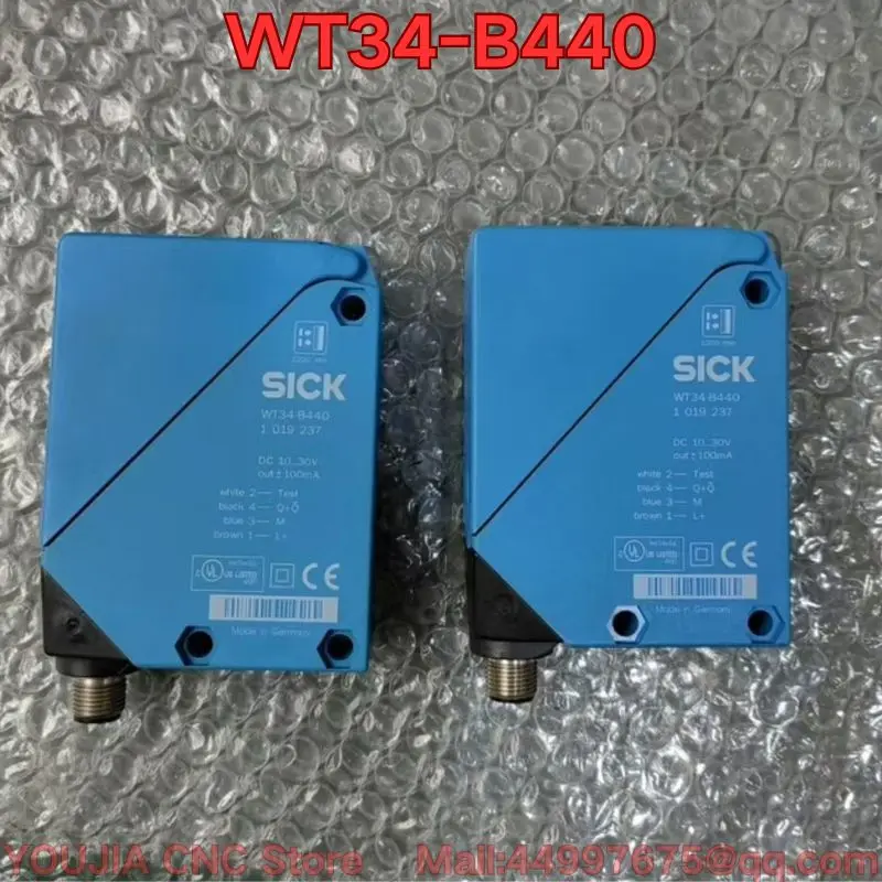 

Second-hand WT34-B440 photoelectric sensor function test is normal