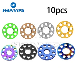 Wanyifa Titanium Washer M6/M8/M10 Nine Holes Spacer Motorcycl Decoration Bolt Screw Gasket