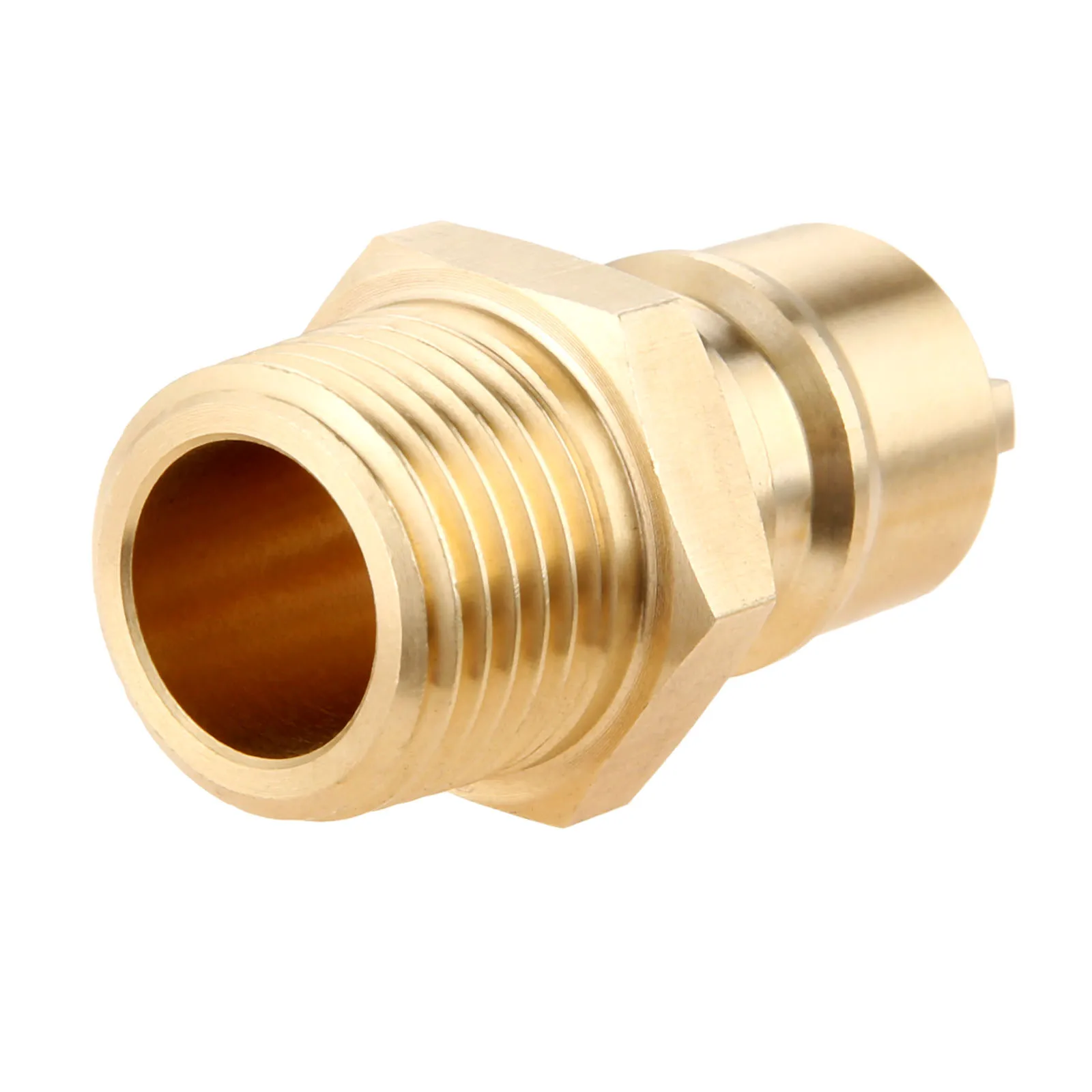 Connettore di disconnessione dell'adattatore a innesto rapido per propano a Gas naturale da 1/2 pollici in ottone con inserto maschio Kit di collegamento rapido per Gas da 1/2"