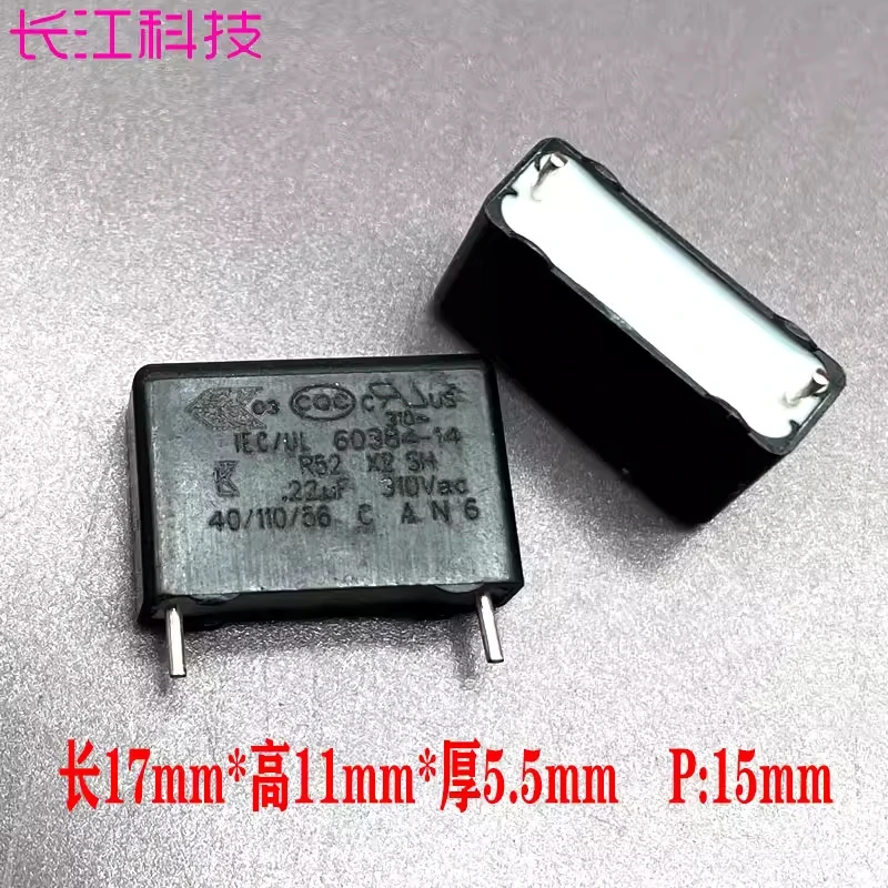 MKP black Kemet AV R52 0.22uf 220nf 224 310v safety film capacitor 275v