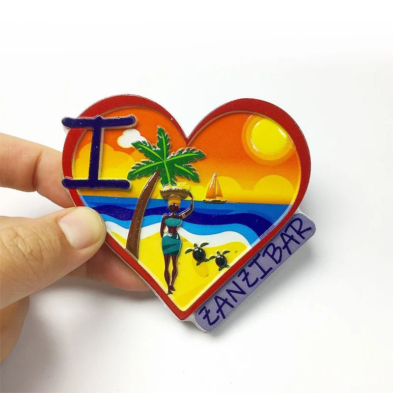 

Magnetic Refrigerator Magnets for Home Decorations, Creative Souvenirs, Travel Souvenirs, Angola, Creative Collectibles