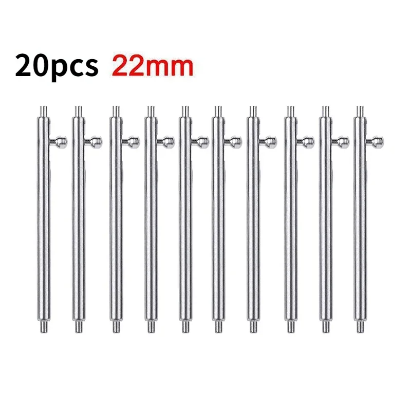 Quick Release 20pcs 1.5mm Diameter 20mm 22mm Length Watch Strap Spring Bars Pins Pepair Tools & Kits 12mm-24mm band Accessories