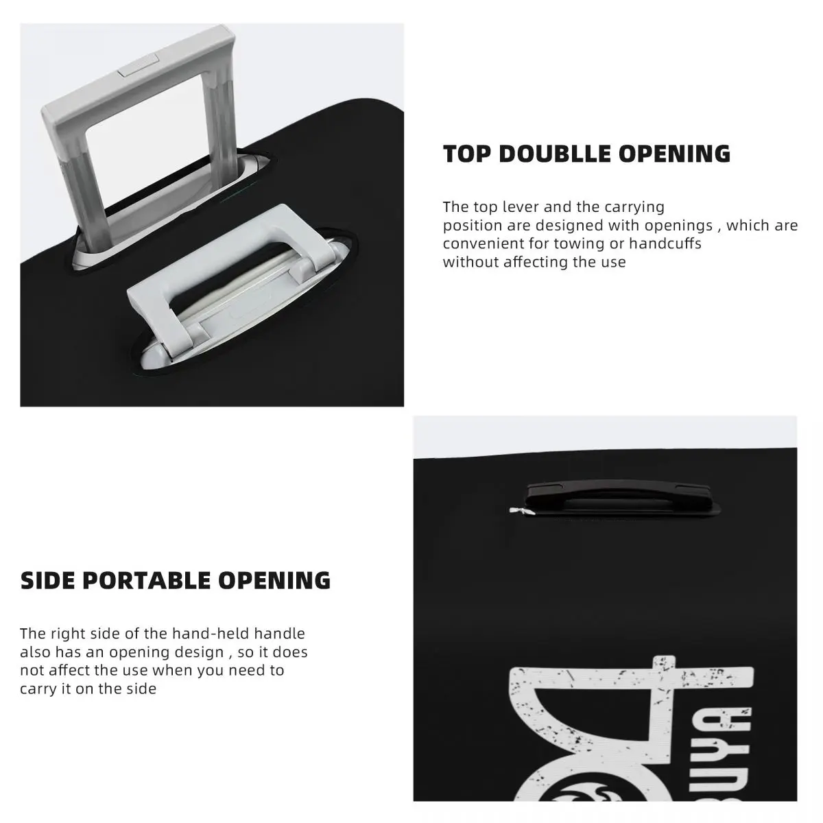 ネオ ザ・ワールド・エンドズ・ウィズ・ユー 104 渋谷グランジ スーツケースカバー 保護弾性旅行荷物プロテクターカバー 18-32インチ用