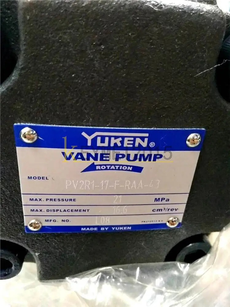 1PC NEW YUKEN Vane Pump PV2R1-17-F-RAA-43