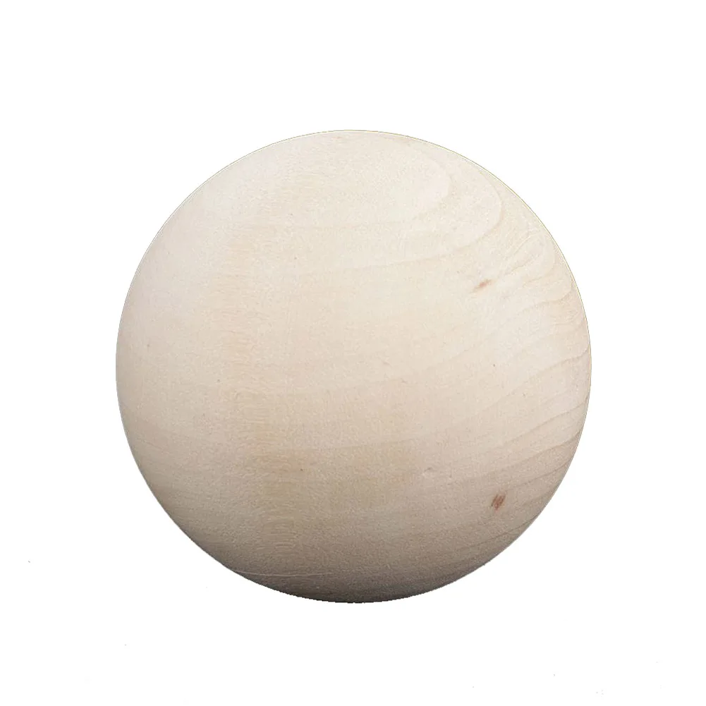 60 mm Broadleaf balls solid natural beech wooden balls Solid wood round ball curtains  wooden bead decorative balls