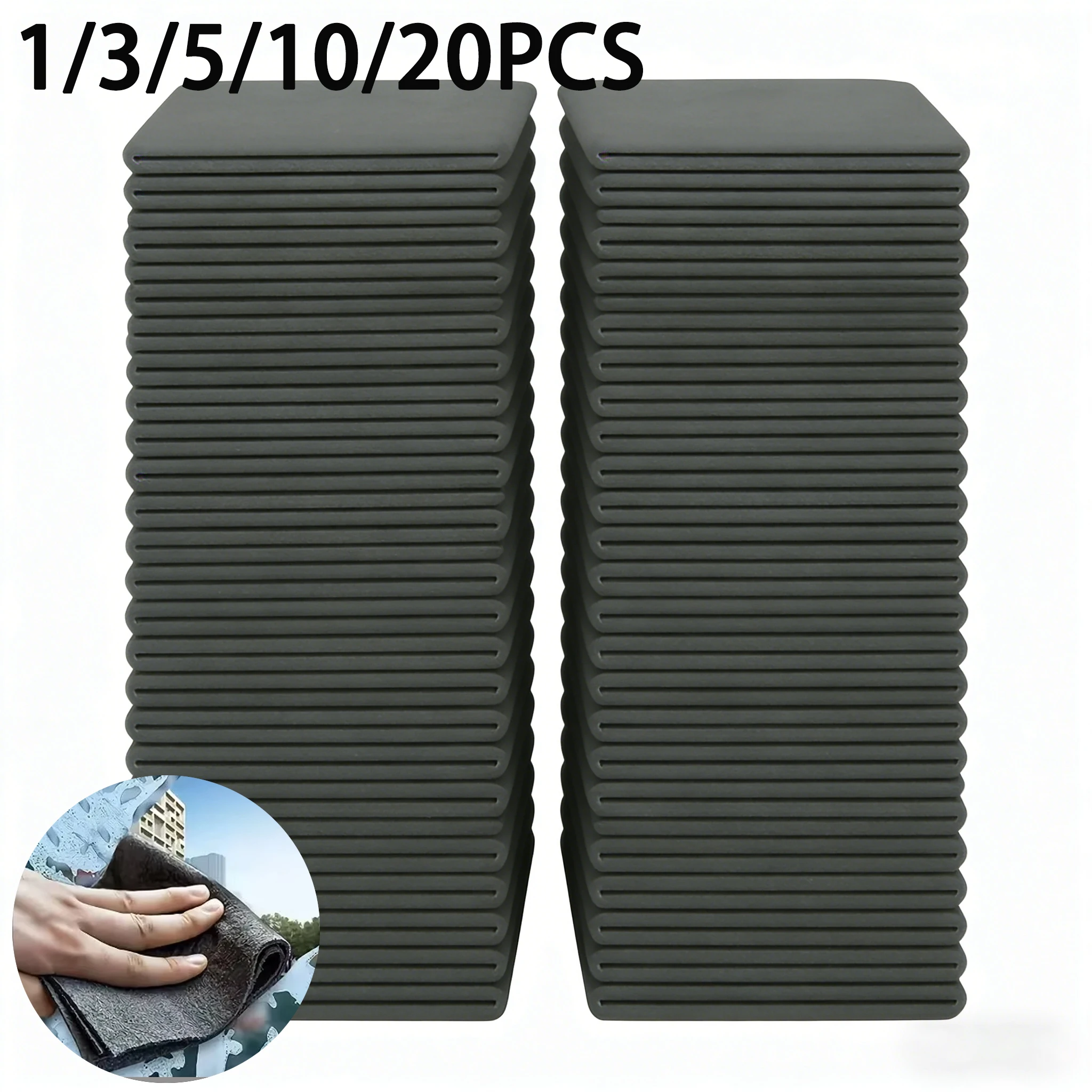 

1/5/20PCS Magic Cleaning Cloths Reusable Microfiber Washing Rags Car Window Mirror Wipe Towels Rag Household Kitchen Clean Tools